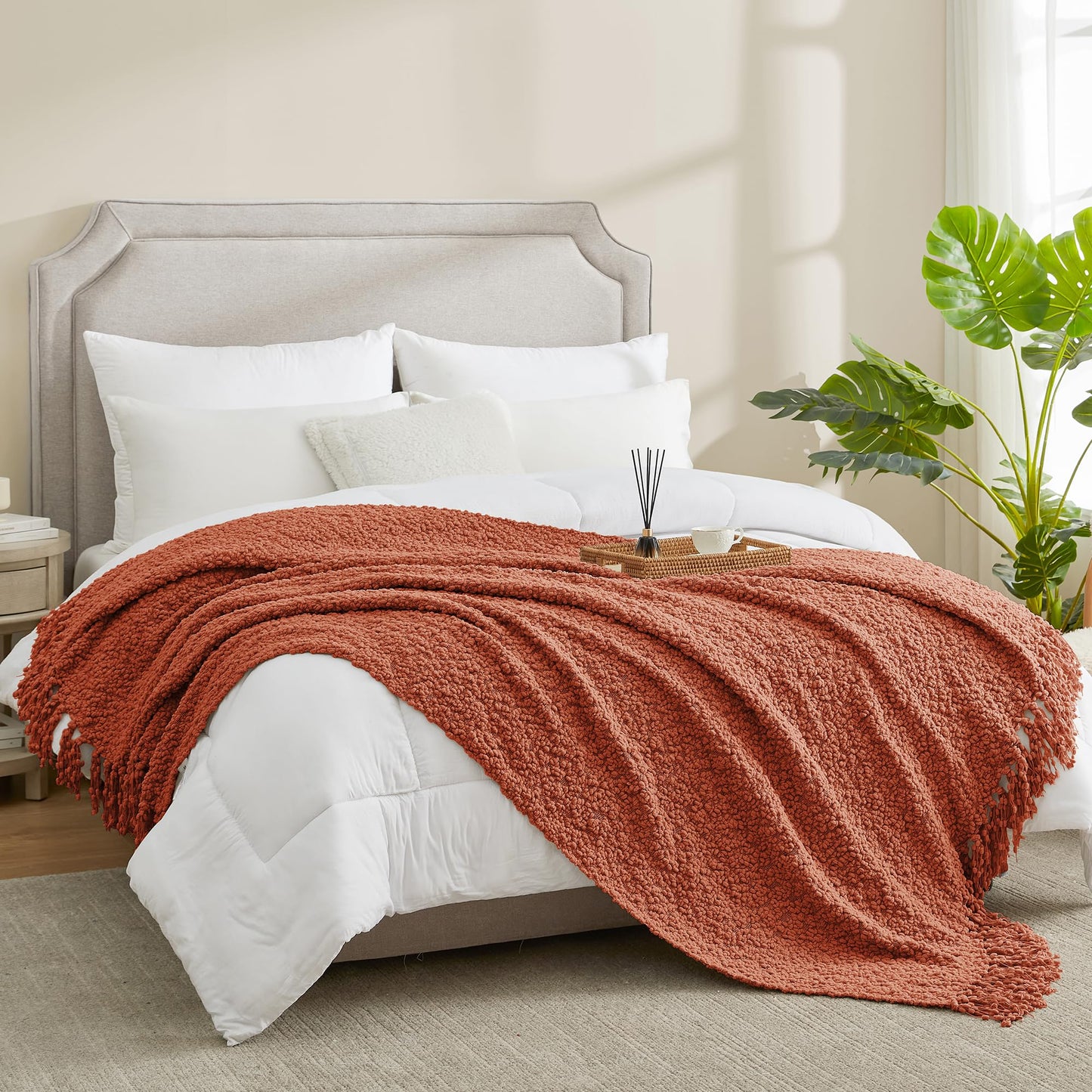 Home Chunky Knit Throw Blanket