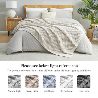 Home Chunky Knit Throw Blanket