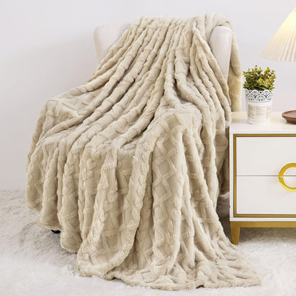 Luxury Plush Faux Fur Throw Blanket