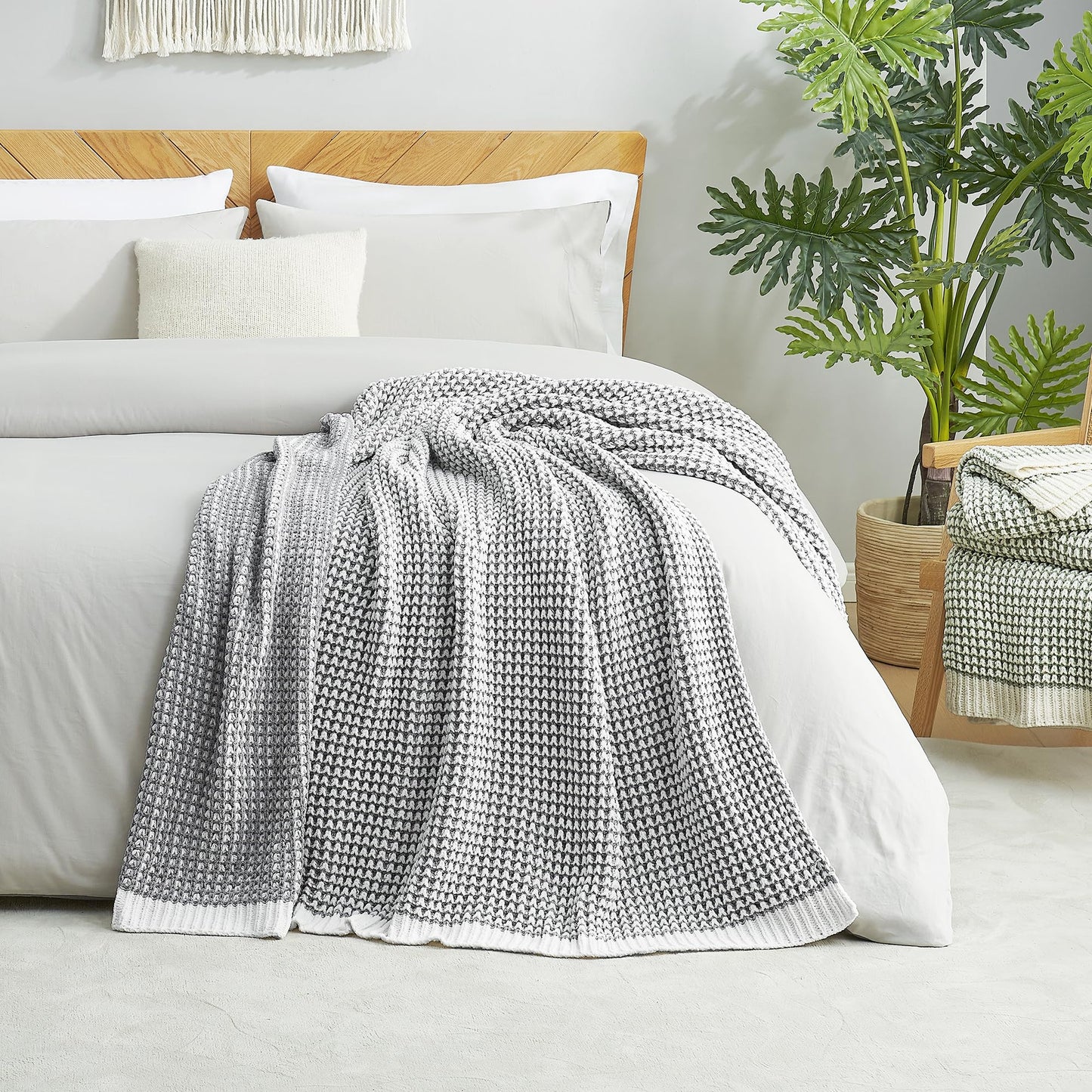 Home Chunky Knit Throw Blanket