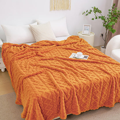 Luxury Plush Faux Fur Throw Blanket