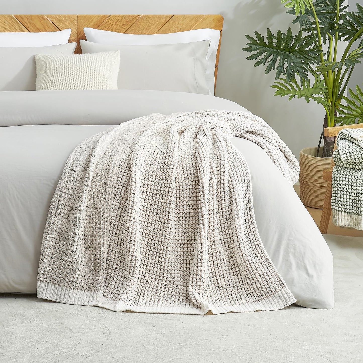 Home Chunky Knit Throw Blanket