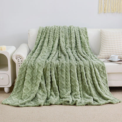 Luxury Plush Faux Fur Throw Blanket