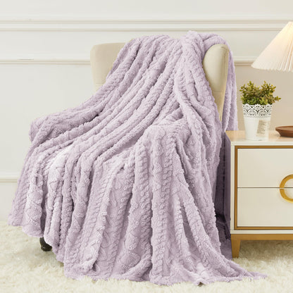 Luxury Plush Faux Fur Throw Blanket