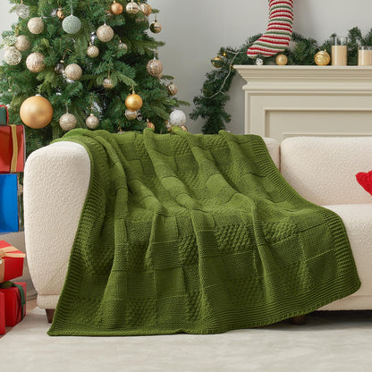Home Chunky Knit Throw Blanket