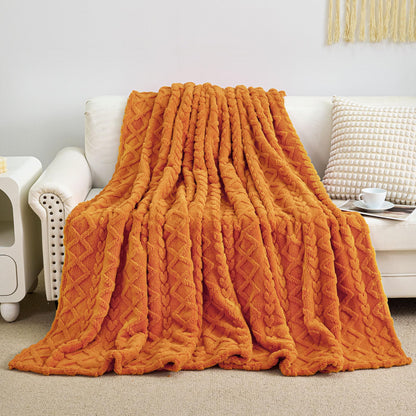 Luxury Plush Faux Fur Throw Blanket