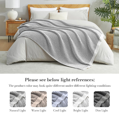 Home Chunky Knit Throw Blanket