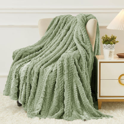 Luxury Plush Faux Fur Throw Blanket