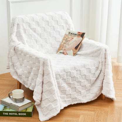 Luxury Plush Faux Fur Throw Blanket