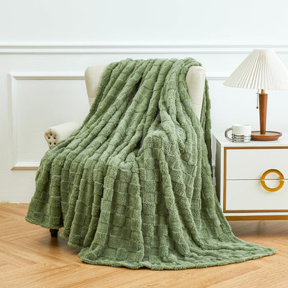 Luxury Plush Faux Fur Throw Blanket